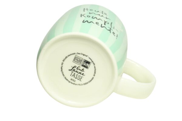 Grafik Werkstatt Henkelbecher Kaffeebecher Sprüchetasse Heute nur Komplimente!