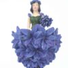 Deko Figur Blumenmädchen Kornblumenmädchen zum Hängen