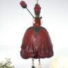 Deko Figur Blumenmädchen Rosenmädchen Rot zum Hängen