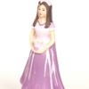 Deko Figur Blumenmädchen Fingerhutmädchen lila zum Hängen