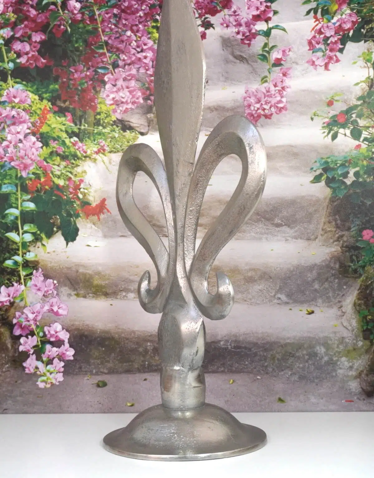 Aluminium Französische - Dekofigur Dormagen Lilie Fleur-de-Lis Elfengarten Big