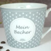 Krasilnikoff Henkelbecher Kaffeebecher Mein Becher