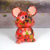 Pomme Pidou Spardose Maus Martha Red Flower