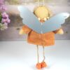 Baden Schutzengel Aufhänger Lissi Strickkleid Orange