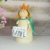 Deko Figur Blechpuppe Little König Ein herzliches Danke