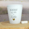 Krasilnikoff Kaffeebecher Mug Die Antwort auf alles ist Liebe