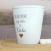 Krasilnikoff Kaffeebecher Mug Die Antwort auf alles ist Liebe
