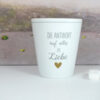 Krasilnikoff Kaffeebecher Mug Die Antwort auf alles ist Liebe