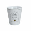 Krasilnikoff Kaffeebecher Mug Liebe macht aus einem Haus ein Zuhause