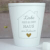 Krasilnikoff Kaffeebecher Mug Liebe macht aus einem Haus ein Zuhause
