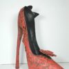 Deko High Heel Schuh Blechschuh Dekoschuh Rot 36 cm Hoch