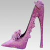 Deko High Heel Schuh Magische Deko XXL Big Lila