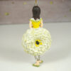 Deko Figur Blumenmädchen Zinnienmädchen zum Hängen