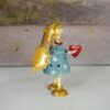 Pape Deko Figur Blechpuppe Schutzengel Lena mit Herz Grau Sternchen 8,5cm