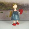 Pape Deko Figur Blechpuppe Schutzengel Lena mit Herz Sternchen 12cm