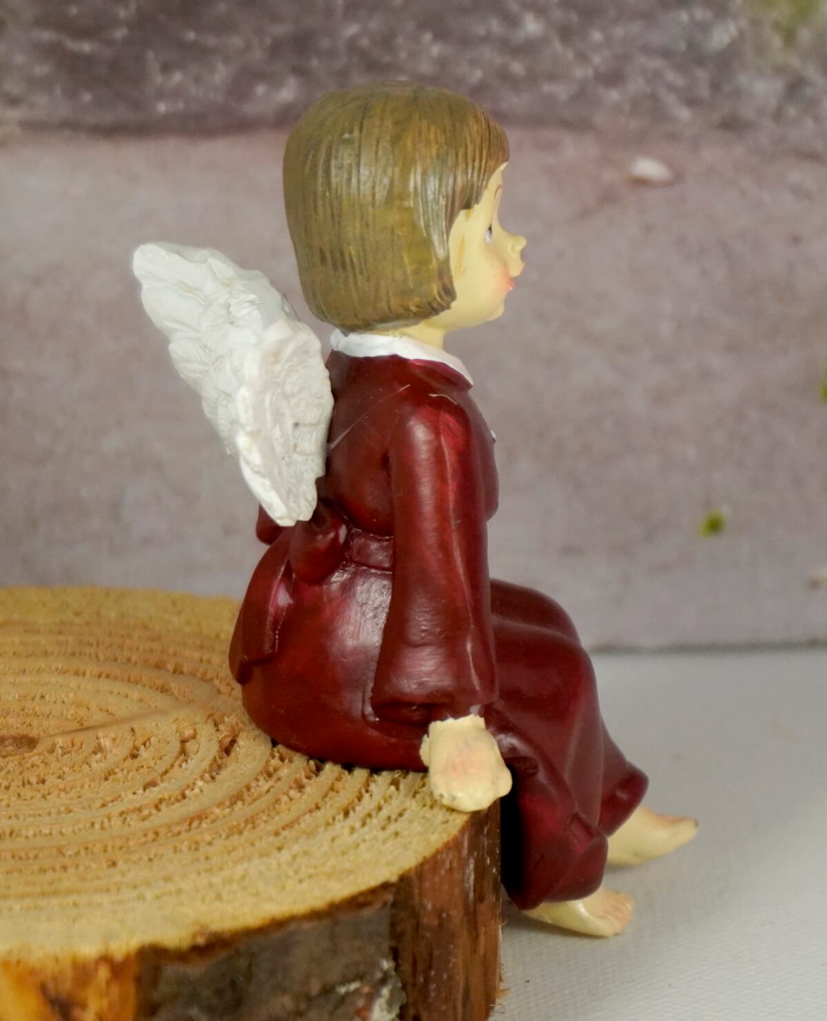 Dekofigur Schutzengel Engel Kantenhocker Dormagen Mädchen Lisa 10,5 - cm Elfengarten