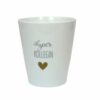 Krasilnikoff Kaffeebecher Sprüche Tasse Mug Cup Super Kollegin