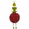 Deko Figur Blumenmädchen Kamelienrosenmädchen zum Hängen