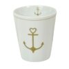 Krasilnikoff Kaffeebecher Sprüche Tasse Mug Cup Anker Gold