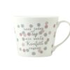 Krasilnikoff Kaffeebecher Kaffeetasse Sprüche Tasse Mug Cup Lass jeden Tag ein wenig Konfetti regnen