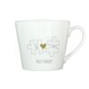 Krasilnikoff Kaffeebecher Kaffeetasse Sprüche Tasse Mug Cup Du und Ich passt perfekt