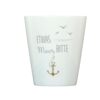 Krasilnikoff Kaffeebecher Sprüche Tasse Mug Cup Etwas Meer Bitte