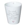Krasilnikoff Kaffeebecher Sprüche Tasse Mug Cup Du wirst immer meine beste Freundin sein. Du weißt einfach zu viel