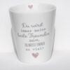Krasilnikoff Kaffeebecher Sprüche Tasse Mug Cup Du wirst immer meine beste Freundin sein. Du weißt einfach zu viel