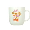 PPD Henkelbecher Kaffeebecher Mug Let`s celebrate and eat all the cake