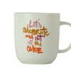 PPD Henkelbecher Kaffeebecher Mug Let`s celebrate and eat all the cake