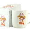 PPD Henkelbecher Kaffeebecher Mug Let`s celebrate and eat all the cake