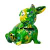 Pomme Pidou Money Bank Spardose Petit Hase Osterhase Billie Grün Flower