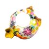 Pomme Pidou Spardose Money Bank Huhn Claire Petit Weiss Flower