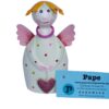 Pape Dekofigur Schutzengel Blechfigur Little Julian mit Herz Handarbeit