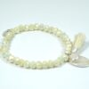 Biba Armband Crystal Ice Grün Perle Damen Armband Glücksbringer