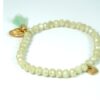Biba Armband Crystal Hell Grün Perle Damen Armband Glücksbringer