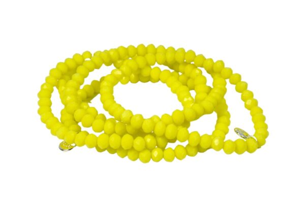 Biba Armband Crystal Perlen Gelb Damen Armband Glücksbringer