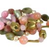 Biba Armband Perlen Mix Damen Lila Armband Glücksbringer
