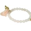 Biba Armband Rose Perle Muschel Damen Armband Anhänger Gold