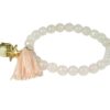 Biba Armband Rose Perle Muschel Damen Armband Anhänger Gold