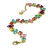 Biba Armband Farbenspiel Damen Armband Gold Anhänger