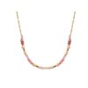 Biba Halskette Perlen Mix Rosa Damen Kette Anhänger Gold
