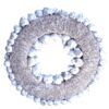 Couronne Wandkranz Türkranz Dekokranz Coco Fruit White 30 ∅