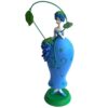 Dekofigur Teelichthalter Kerzenhalter Blumenmädchen Weintraubenmädchen