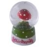 Deko Schneekugel Glimmerkugel Glitzerkugel Glückspilz Fliegenpilz