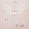 Armband HCA An Angel for you versilbert Schutzengel Perlmutt Perle