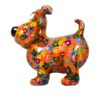 Pomme Pidou Spardose Money Bank Hugo Dog Orange Flower