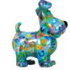 Pomme Pidou Spardose Money Bank Hugo Dog Blue ABC