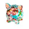 Pomme Pidou Money Bank Spardose Petit Sparschwein Rosie Blue Flower