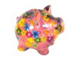 Pomme Pidou Money Bank Spardose Petit Sparschwein Rosie Bunte Blümchen
